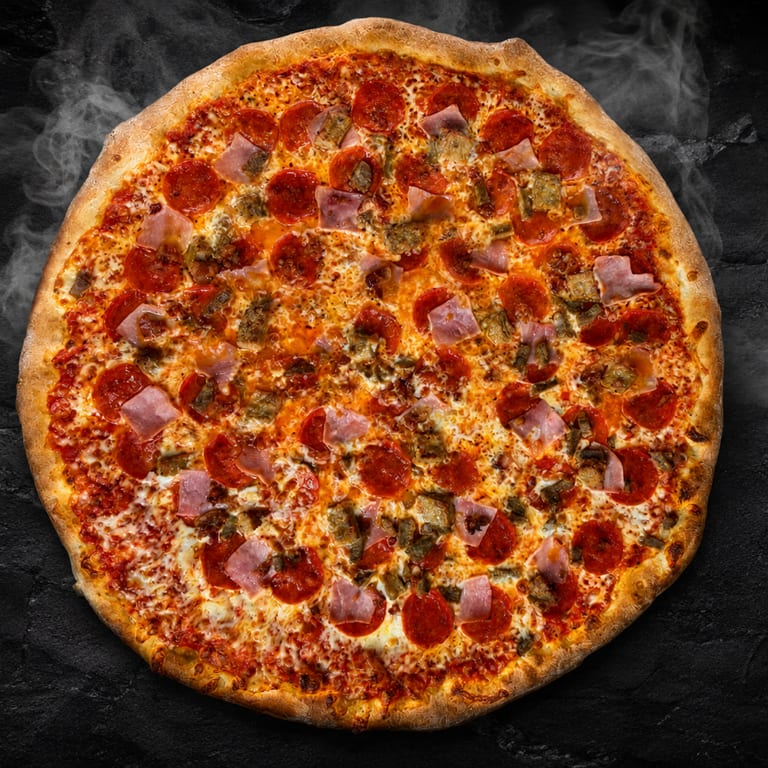 Delicious Pizza by the Slice